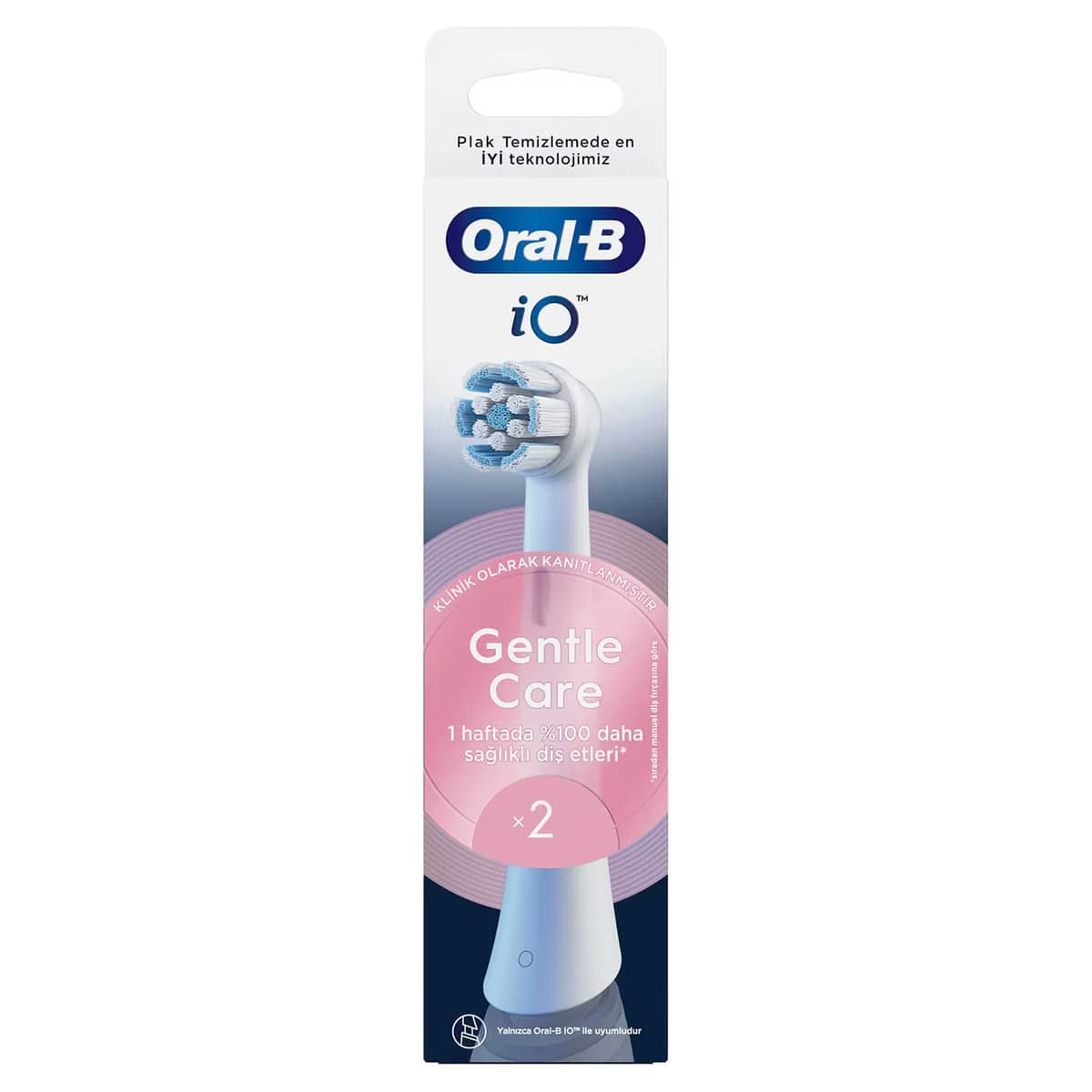 Oral-B Şarjlı Diş Fırçası Yedek Başlık Gentle Care 2'li