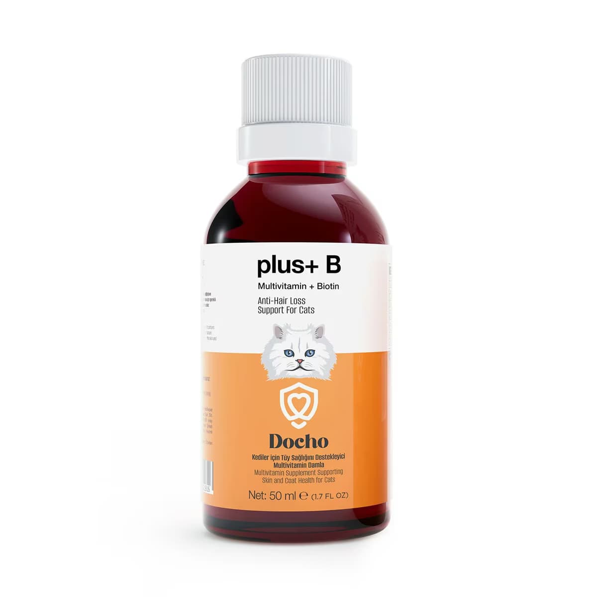 Docho Kediler için Tüy Sağlığını Destekleyici Multivitamin V