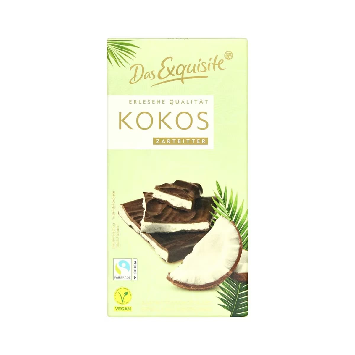 Das Exquisite Tablet Çikolata Hindistan Cevizli Bitter 140 gr