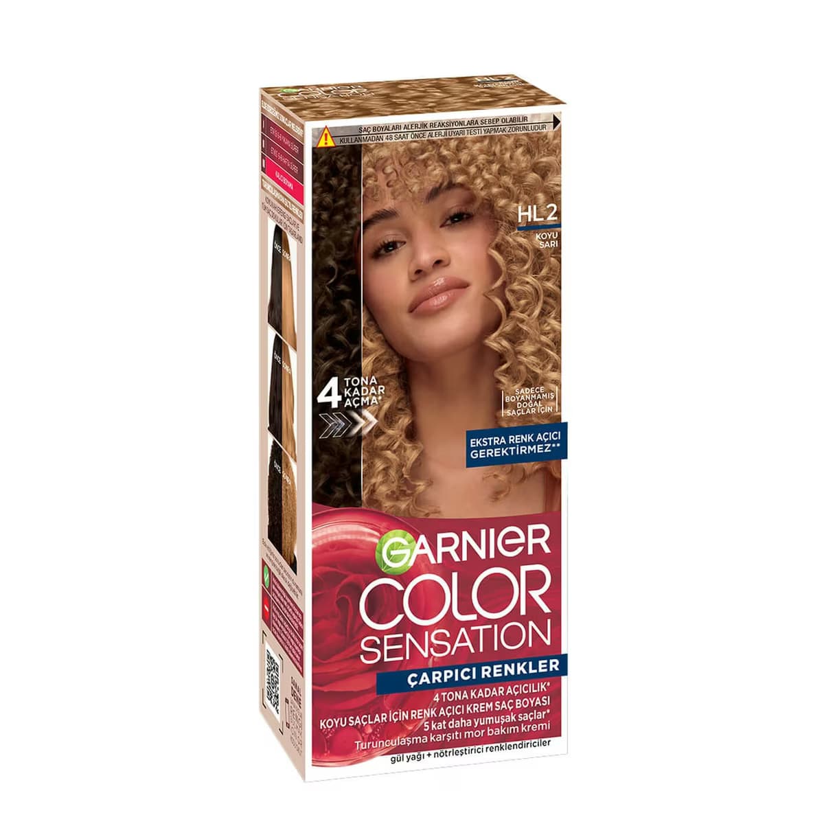 Garnier Color Sensation Saç Boyası HL2 Koyu Sarı