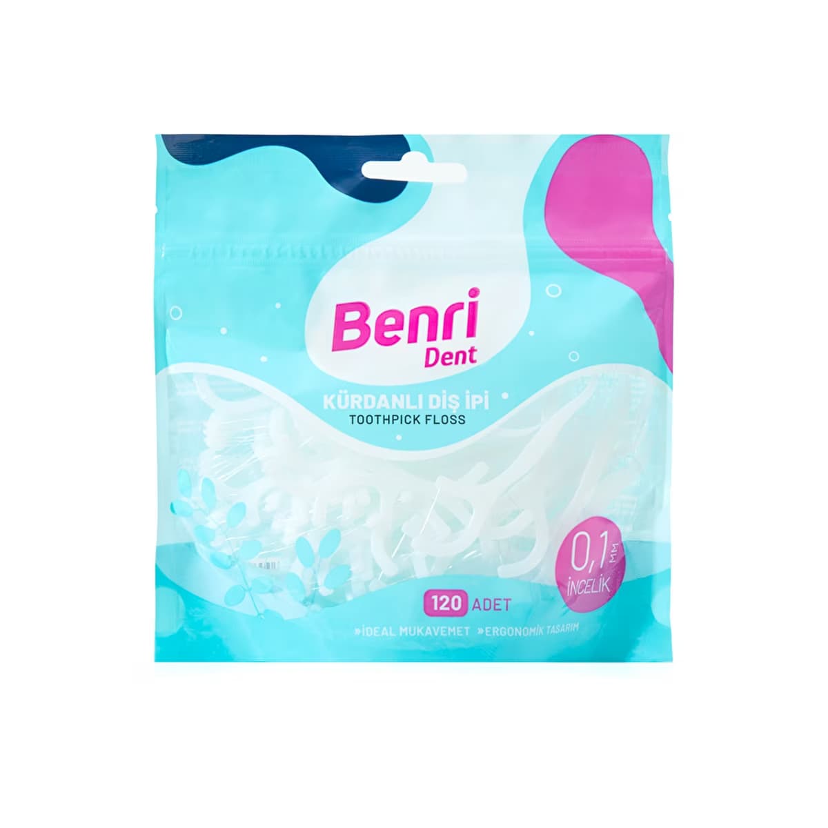 Benri Dent Kürdanlı Diş İpi 120'li - Gratis