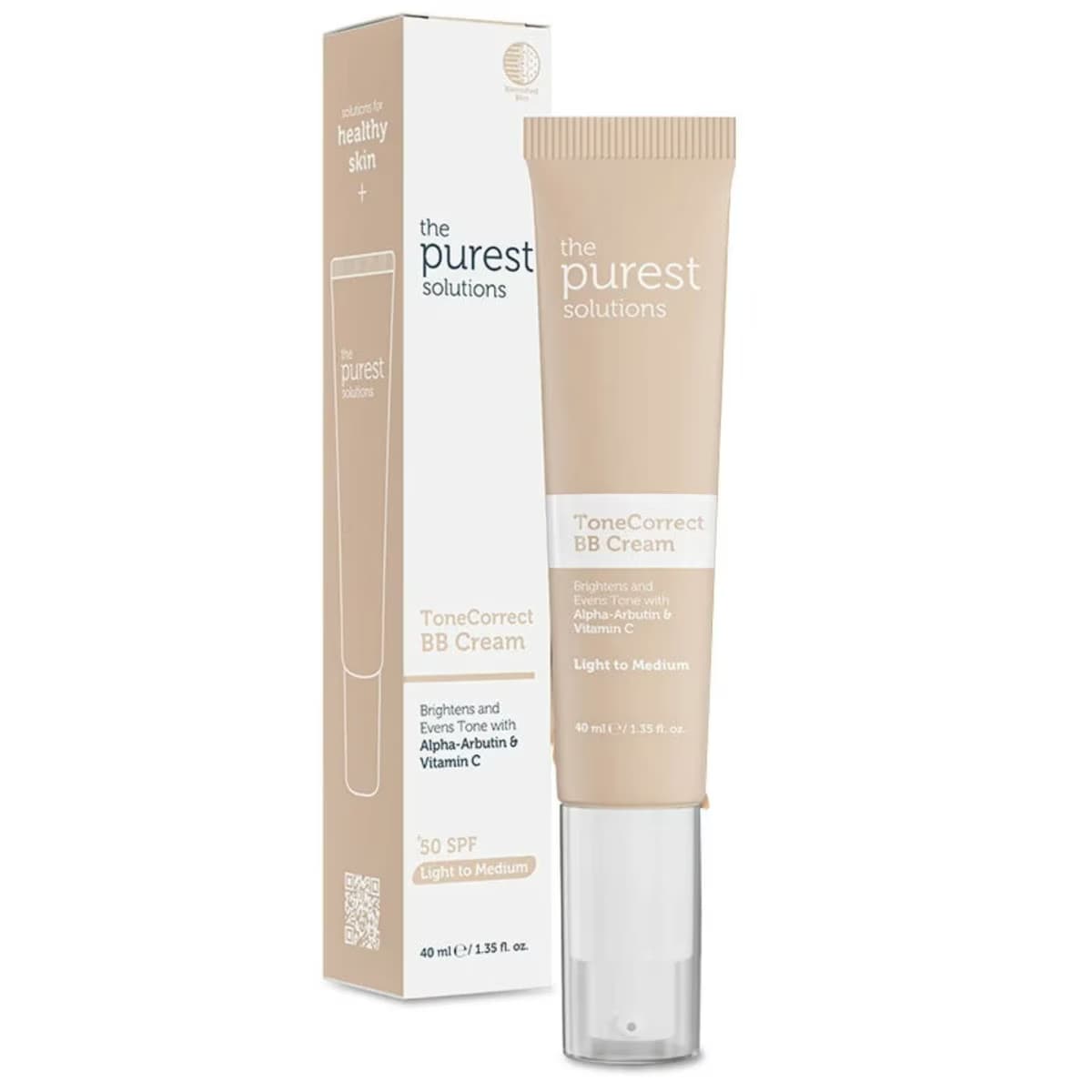 The Purest Solutions Tone Correct BB Krem Light to Medium 40 ml