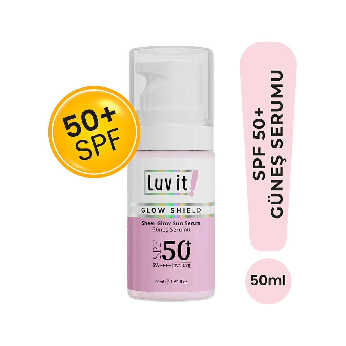 Luv it! SPF50+ Leke Karşıtı Güneş Serumu 50 ml - Gratis