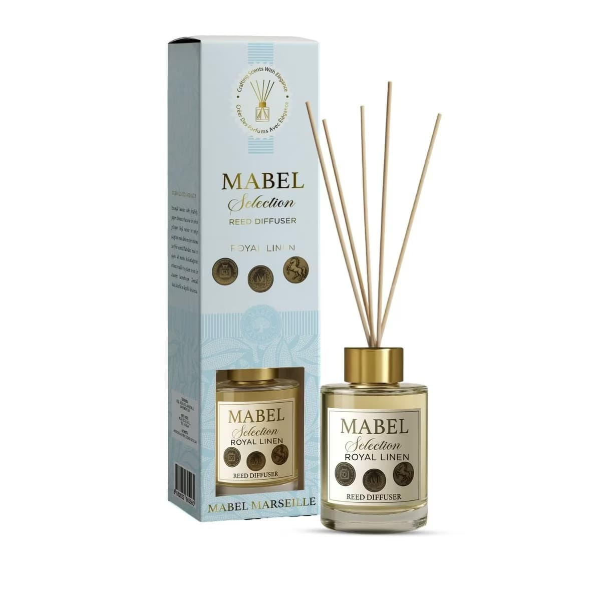 Mabel Marseille Çubuklu Oda Kokusu Royal Linen 100 ml