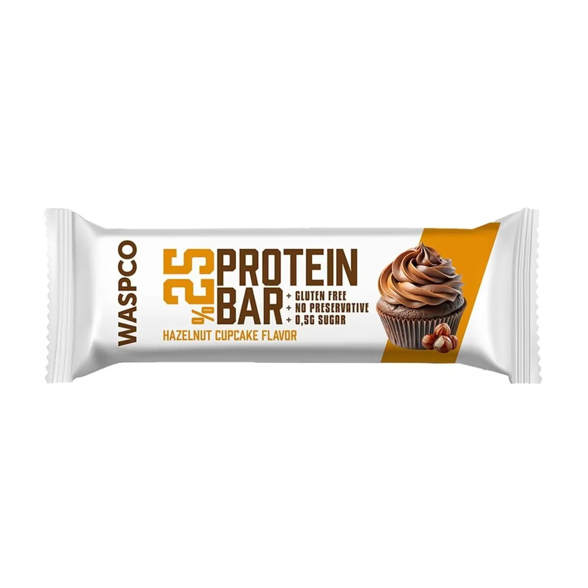 Wasp Fındıklı Cupcakeli Çikolata Kaplı Protein Bar 36 gr